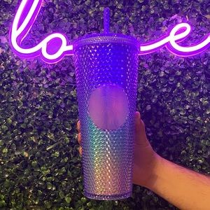 💜Starbucks💙Ombre💎bling💎VENTI studded Tumbler
